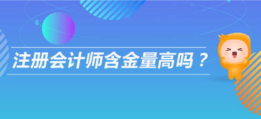 注冊會計師的含金量與職業(yè)發(fā)展路徑